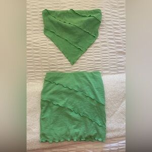 princess polly green set